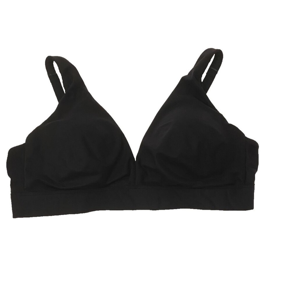Auden Bralette~Women's XL~Black~Lightly Lined/Padded~Silky Soft Feel